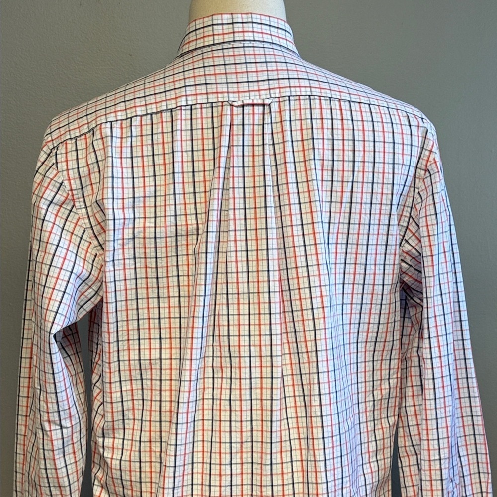 IZOD Plaid Button-Down Shirt Men’s Medium 100% Cotton Classic Fit - Picture 5 of 7